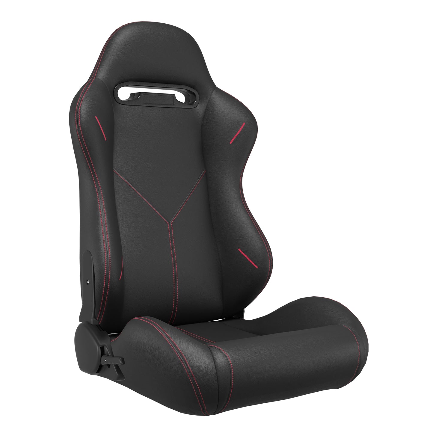 Kylight Universal Schwarz PVCLeder Und Wildleder singleSlider Racing Einstellbare Sport Racingy Auto Sitz2