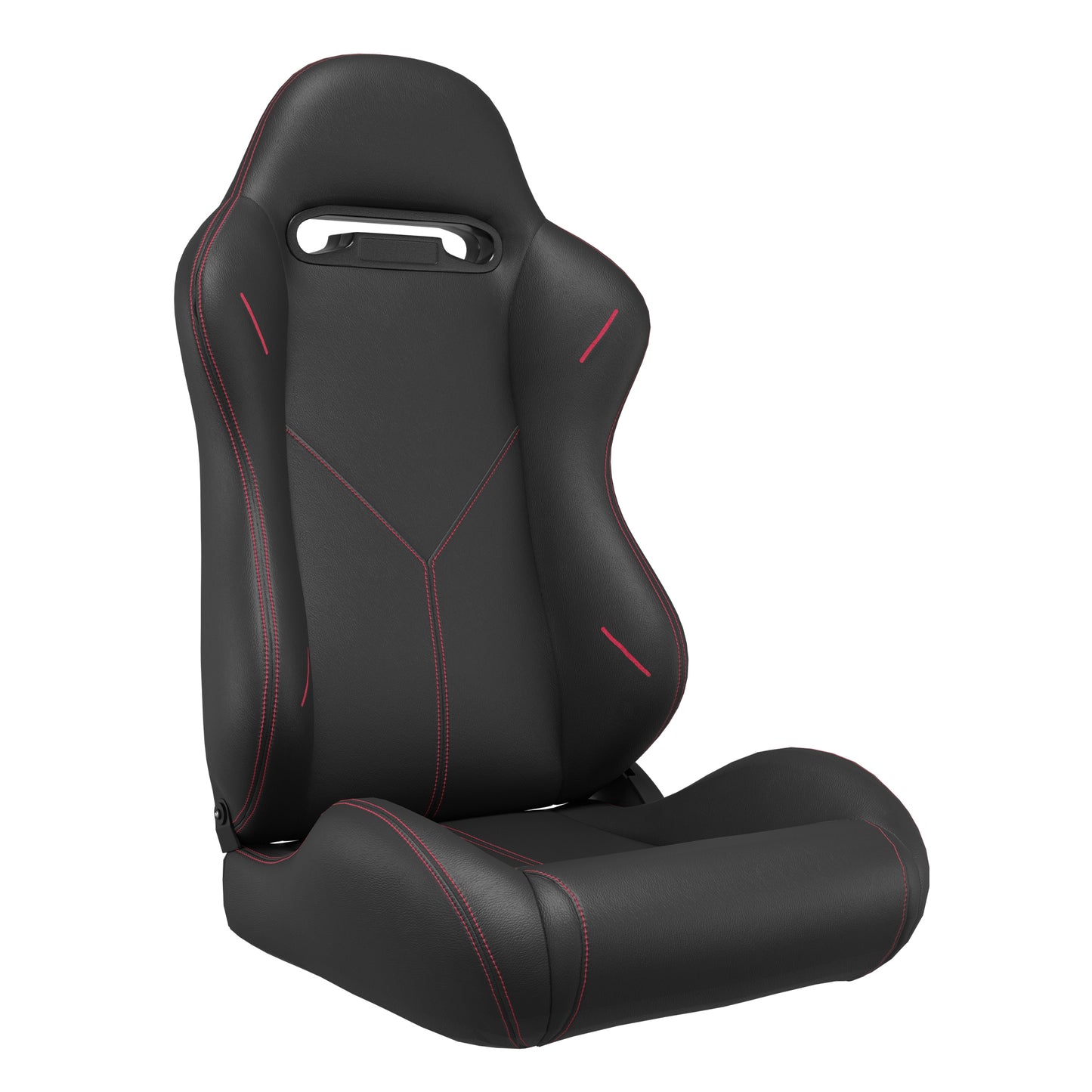 Kylight Universal Schwarz PVCLeder Und Wildleder singleSlider Racing Einstellbare Sport Racingy Auto Sitz2