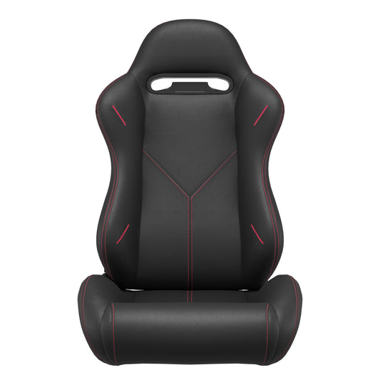 Kylight Universal Schwarz PVCLeder Und Wildleder singleSlider Racing Einstellbare Sport Racingy Auto Sitz2