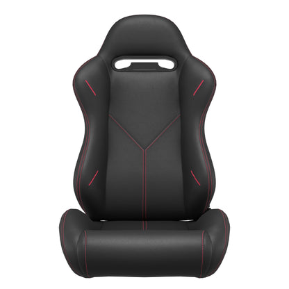 Kylight Universal Schwarz PVCLeder Und Wildleder singleSlider Racing Einstellbare Sport Racingy Auto Sitz2