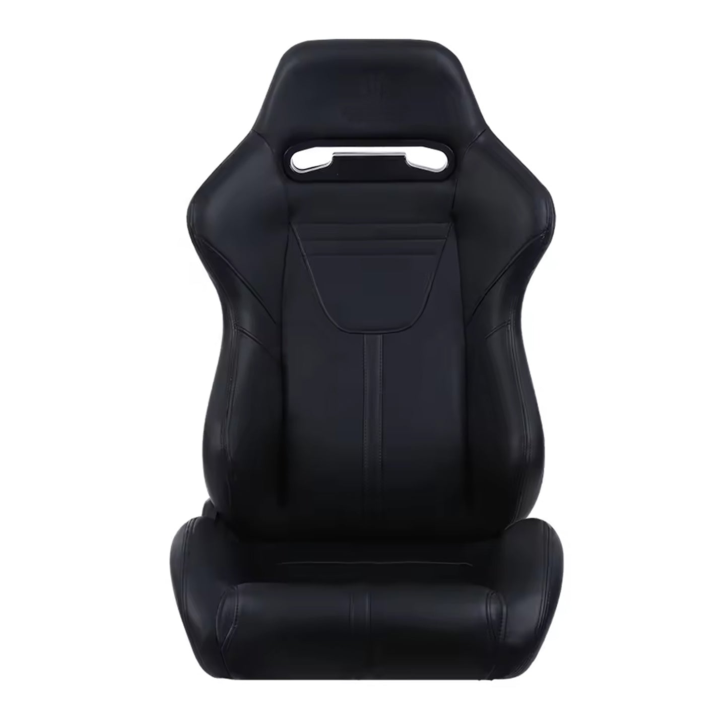 Kylight Black Pvc LeatherAnd Suede Blue PatternOEM Double Slider RacingCar Seat