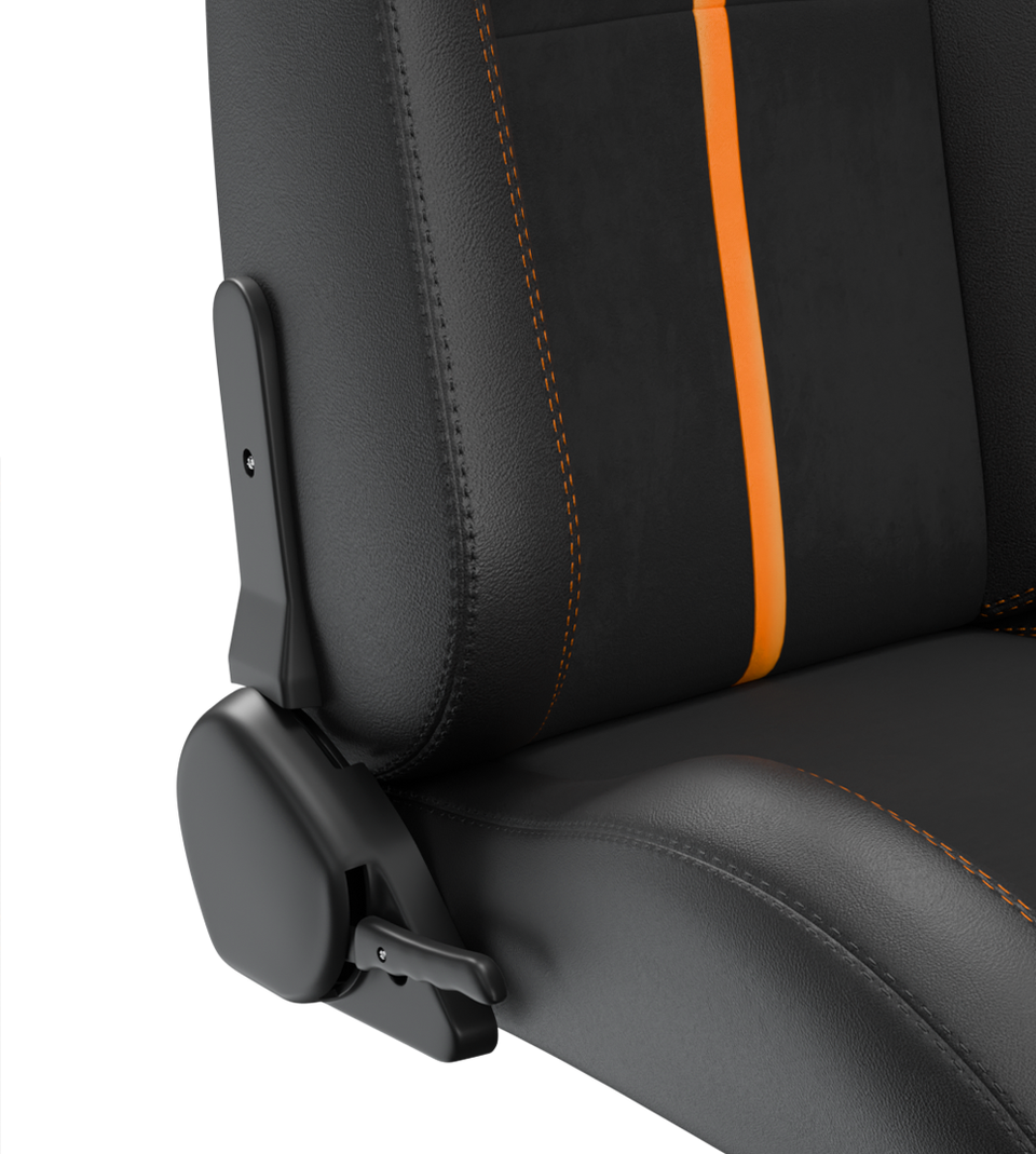 Smooth manual recline control.